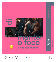 Post representativo de Rede Social